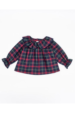 BLUSA CUELLO VOLANTE...