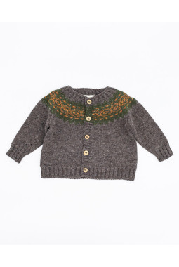 CHAQUETA PUNTO GRECA LANA...