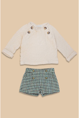 SUDADERA ESTRUCTURA Y SHORT...